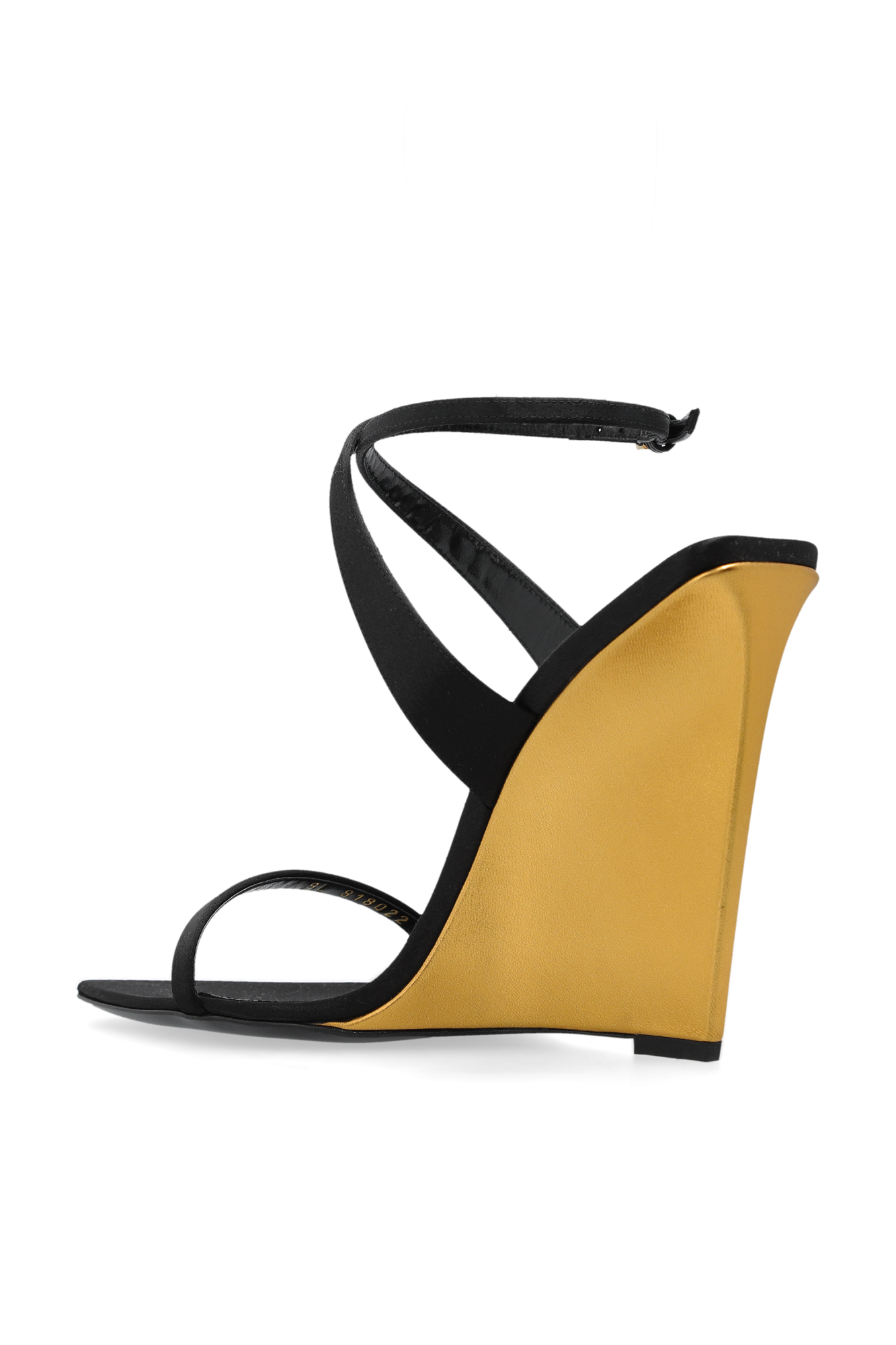Saint Laurent☆サロメ ウェッジサンダル SAINT LAURENT Salome サテン ウェッジサンダル | NET-A-PORTER